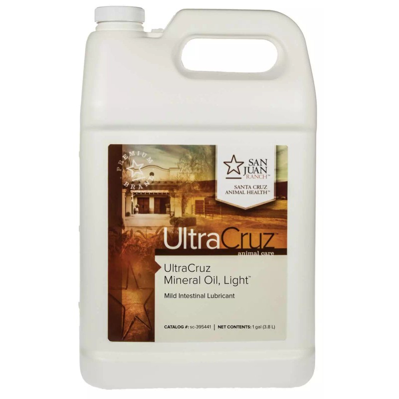 UltraCruz Mineral Oil Light Supplement for Horses, Livestock and Dogs,