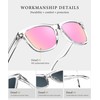 KALIYADI Polarized-Sunglasses Women Men-Sunglasses Trendy: Retro Sun Glasses with UV