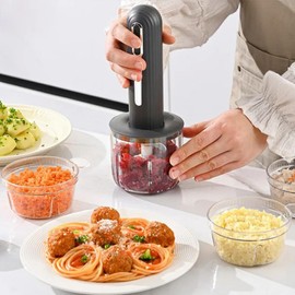 Small Grinder for Kitchen | Electric Fruit Shredder - Compact Electric Shredder Kitchen Tool for Meal Prepping, Vegetable, Fruit, Baby Food