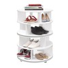 KB Designs - Revolving 16 Pair Shoe Rack Storage Organizer,