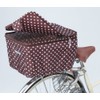 川住製作所(Kawasumi Seisakusyo) 自転車 2段式後カゴカバー KW-51BR ブラウンドット