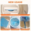 Walquicks 3 Pcs Garbage Bag Storage Box Trash Bag Plastic