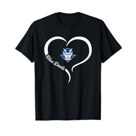 Sunnyside Blue Devils Logo Half Heart Slogan HS T-Shirt