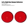 2pcs Red Lens Left &amp; Right Rear Bumper Reflectors 26561JE20A