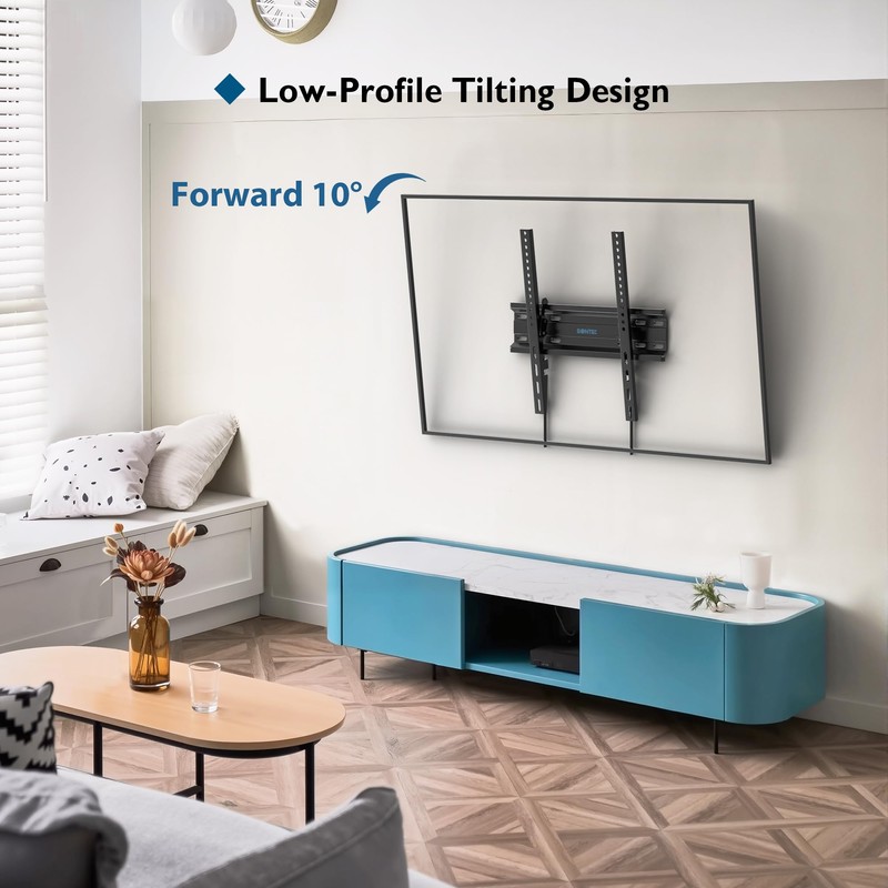 BONTEC TV Wall Mount Tilting for 23-60 inch TVs, Low