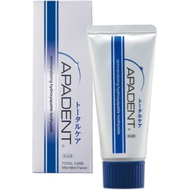 APADENT® TOTAL CARE Remineralising Nano Hydroxyapatite Toothpaste - Holistic Protection for Teeth and Gums | 60 g | Total Care Type | Mild Mint Flavour