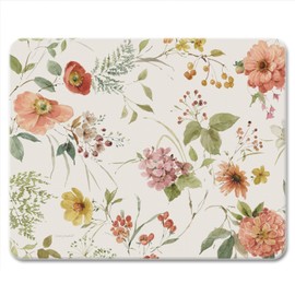 CounterArt Blessed by Nature Decorative 3mm Heat Tolerant Tempered Glass Cutting Board 10" x 8" Manufactured in the USA Dishwasher Safe