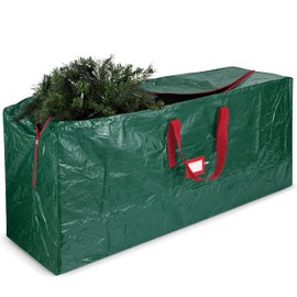 (Green) - Zober Christmas Tree Bag - Artificial Christmas Tree Storage for Trees up to 7' Tall - Also Accommodates Holiday Inflatables 48 x 15 x 20 (Green)