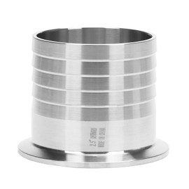 DERNORD 2.5" Tri Clamp to 2.5" Hose Barbed Adapter SUS304 Sanitary Hose Barb Pipe Fitting (2.5 Inch Barb Hose)