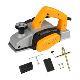 Hoteche 3-1/4-Inch 4.7-Amp Electric Hand Planer for woodworking – High-Speed Corded Wood Planer with TCT Blade, Copper Motor, and Complete Accessory Kit