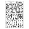 Woodland Scenics Large Roman Letters, Black WOOMG713