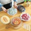 100 Pcs Fresh Keeping Bags,Elasticated Food Covers Cling Film Bag,Reusable