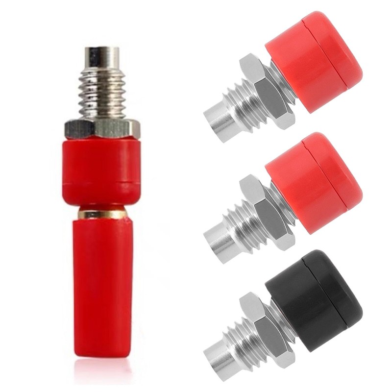 ECSiNG Pack of 10 2.6 mm Banana Socket Terminals Banana