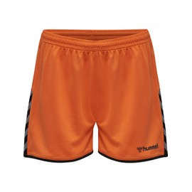 hummel Women's Hmlauthentic Poly Shorts, Women's Shorts, Tangerine, M UK