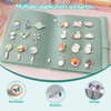 Enamel Pin Display Book - 4 Page Leather Travel Organizer