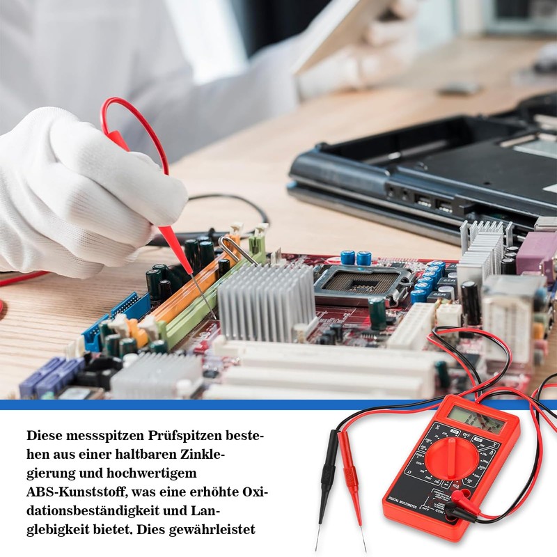 Test Probe Multimeter, Measuring Tips for Multimeter 0.7 mm Test