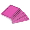 100Pcs Portable Aluminum Plate Metal Laser Engraving Blank Business Card