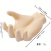SquarezhenBo Black Wall Hooks,Funny Unique Hand Shape Wall-Mounted Hanger Hook