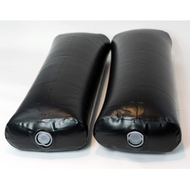 Iron Core Athletics Dual Sandbag Filler Bags – 60lb Capacity, 27" x 9" – Robust Vinyl Water or Sand fillers for Intense Strength Training – Two Pack