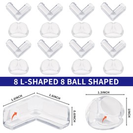 Pack of 16 Baby Corner Protectors