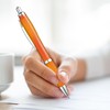 ZENSCRIBE® Ergonomic Ballpoint Pen, Pack of 10, Premium Ballpoint Pen