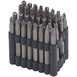 AGT Bit Set 32 Pieces (Chrome Vanadium) (Torx Bits, Screw Attachments, Screwdriver)