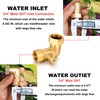 YELUN Garden Hose Elbow with Shut Off Valve 90 Degree