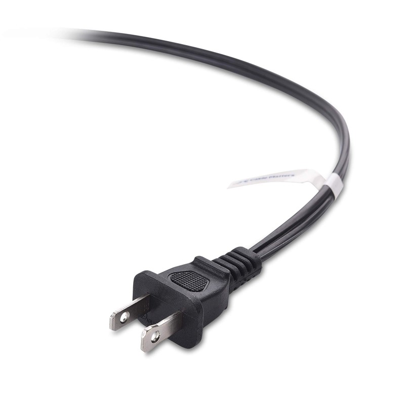 Cable Matters 2-Pack Plug in Hanging Light Cord with Switch