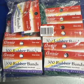 ANNIE 300 rubber band pack ponytail X 12 Pls