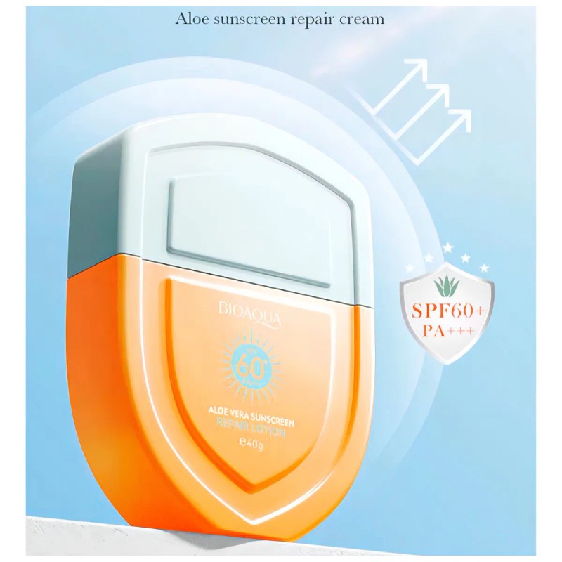 Protector Solar Bloqueador Bioaqua Facial Corporal Fps 60 Pa Rayos