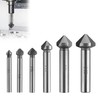 6PCS Countersink Drill Bit Sets for Smooth and Clean Hole