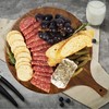 SOFE Walnut Wood Pizza Serving Board, 12" Round Thick Cutting
