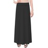 Baby'O Women's Stretch Cotton Knit Panel Maxi A-Line Skirt (XX-Large,