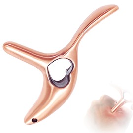 1 x Massager, Stainless Steel Gua Sha Stone with Ergonomic Handle, Deep Tissue Relief for Tension from Neck to Feet