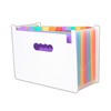 LIMEQKI Document Folder A4 13 Compartments Document Bag A4 with