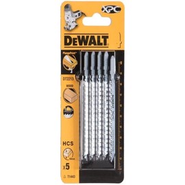 DeWalt DT2213QZ Jigsaw Blades for Wood Bi-Metal XPC T144D (Pack of 5)