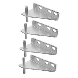 SEWACC 4Pcs Stainless Steel Refrigerator Door Hinge Professional Freezer Parts for Easy Installation Compatible with Household and Commercial Models Reliable Performance for Smooth