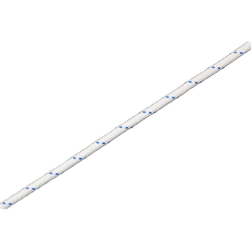 Hummelt® Schot Rope Polyester Rope 6 mm 25 m White/Blue