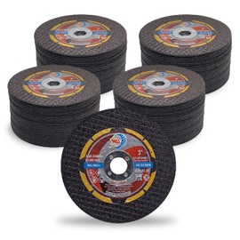 WA 100PACK - 3"x.045"x3/8" Thin Cutting Wheels Metal and Stainless Steel Cut-Off Discs