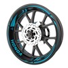 Complete Set of Premium Quality Motorcycle Rim Stickers (2 Wheels)