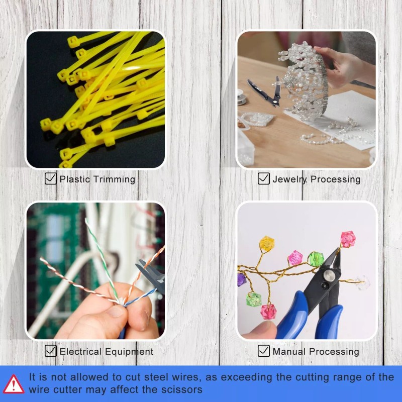 Hobby Electrical Cutting Plier Jewelry Wire Cable Cutter Side Snips