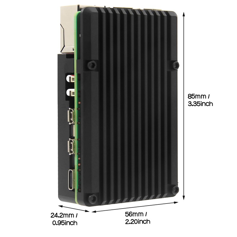 Geekworm Raspberry Pi 5 Case with PWM Fan (P511-A)