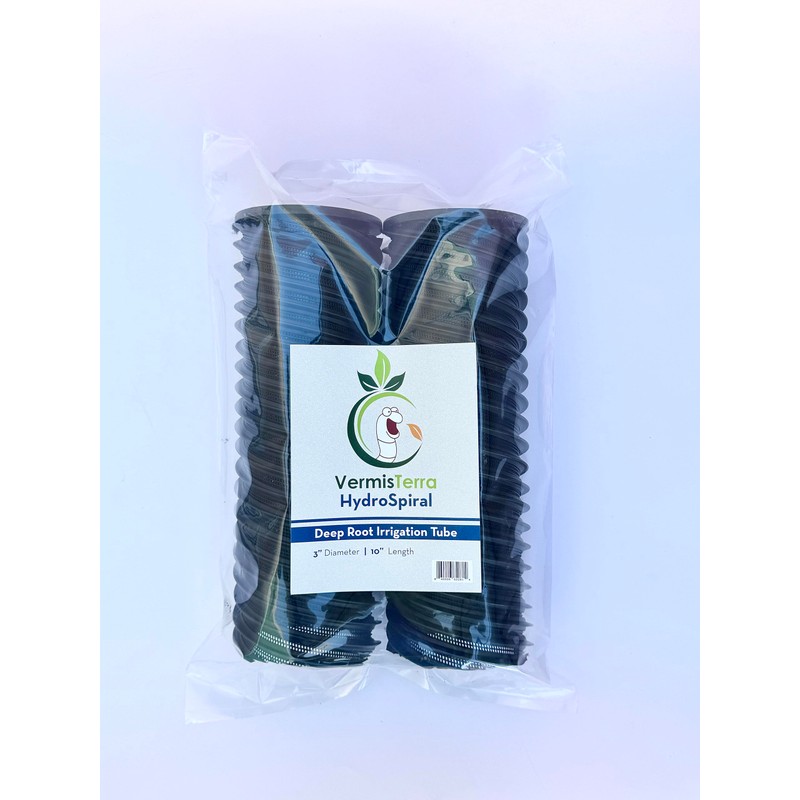 VermisTerra HydroSpiral Pair of Tubes (3" Diameter, 10" Length) Anti