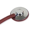 GIMA Wan Single Head Stethoscope, Burgundy, Lightly Chrome Plated Nurse
