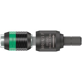 WERA 05052501001 889/4/1 F Rapidaptor Free-Running bit Holder for Torque Screwdrivers with Pistol Handle, 1/4" x 64 mm