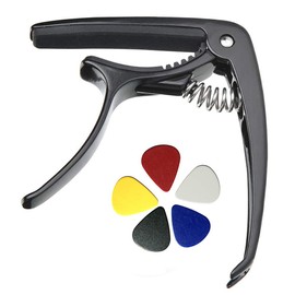 Guitar Ukulele Capo Capo Zinc Alloy Metal Quick Change Capo Accessories for Acoustic Electric Guitar Ukulele Bass Banjo Mandolin String Music