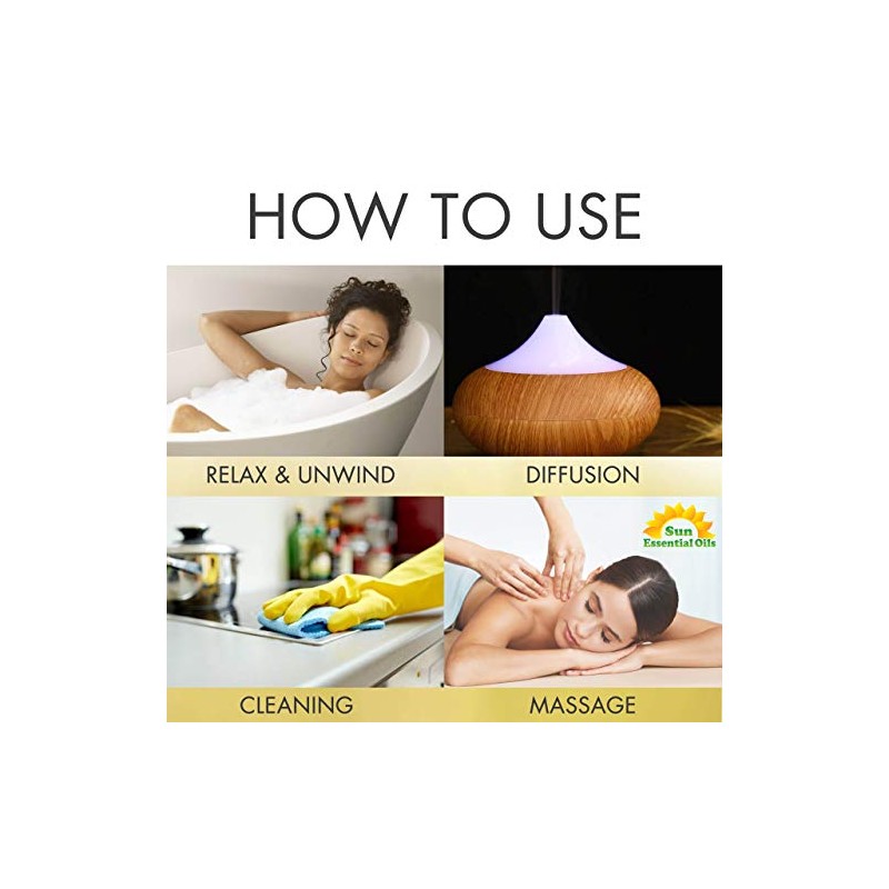 Sun Essential Oils 16oz - Lemon Essential Oil - 16