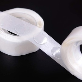 WishLotus 400 Pieces Points Dots Double Sided for Balloons, Removable Clear Stickers for Christmas Wedding Birthday Party Decoration