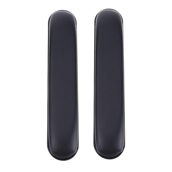 Exceart 2Pcs Padded Armrests Universal Arm Pads Replacement Leather Armrest
