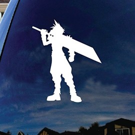 SoCoolDesign Cloud Cartoon Character Buster Sword Car Window Vinyl Decal Sticker 7" Tall